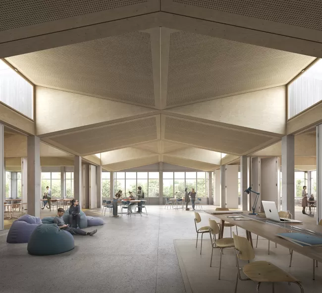 Cluster, &copy; E2A / Piet Eckert und Wim Eckert Architekten, Visualisierung: Filippo Bolognese Images